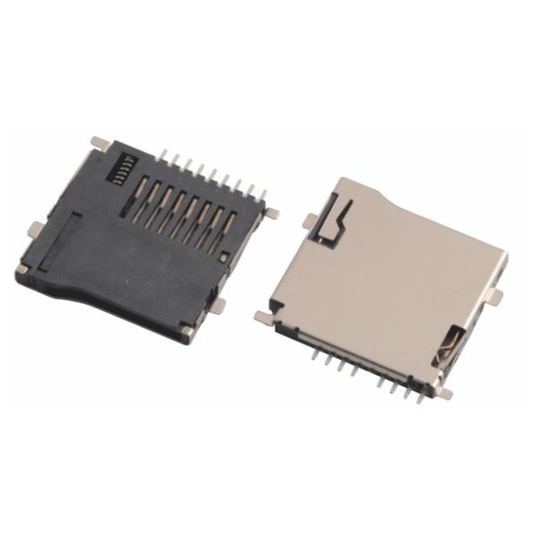 TF 外焊沉板自弹卡座