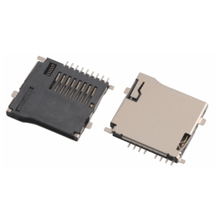 TF 外焊沉板自弹卡座