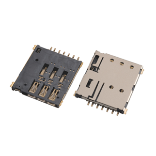 NANO SIM 1.37 H 7P自弹卡座